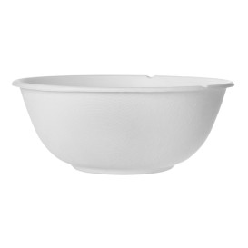 Bol Canne à Sucre Bagasse Blanc 1360ml (50 Utés)