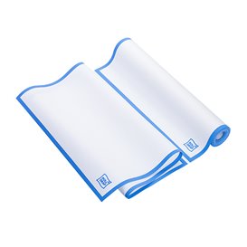 Torchons "Roll Drap" avec Bande Bleue 40x64cm P64cm (10 Utés)