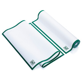 Torchons "Roll Drap" avec Bandes Vertes 40x64cm P64cm (200 Utés)