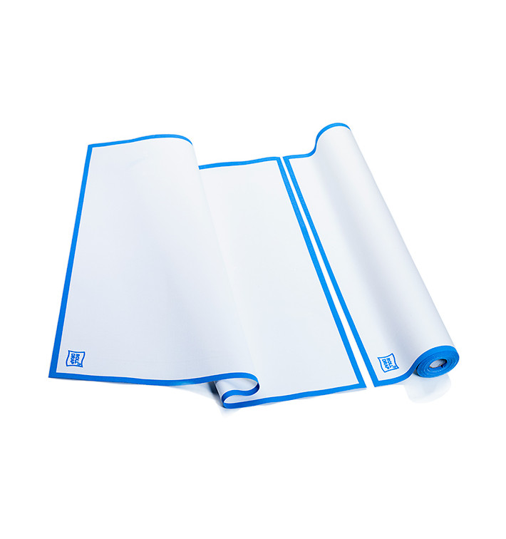 Chiffons "Roll Drap" avec Bande Bleue 52x64cm P64cm (200 Utés) Chiffons "Roll Drap" avec Bande Bleue 52x64cm P64cm (200 Utés)