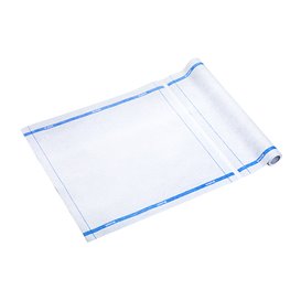 Doekjes Rol "Drentech" blauwe randen 40x40cm (5 stuks) P40cm (5 stuks)