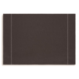 Set de Table "Day Drap" Anthracite 32x45cm (72 Utés)