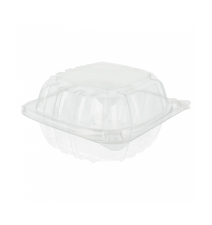 Plastic scharnierende Deli-Container OPS "transparant Seal" 167ml (125 stuks) Plastic scharnierende Deli-Container OPS "transparant Seal" 167ml (125 stuks)