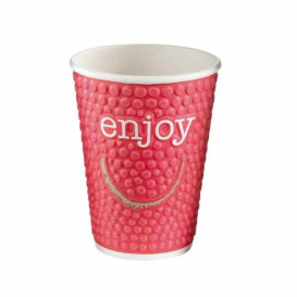 Gobelet Carton "Enjoy" 12Oz/360ml Ø9,0cm (34 Unités)