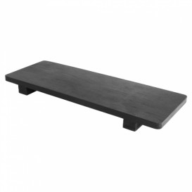 Base en Bambou Noir pour Sushi 30x11x2,5cm (1 Uté)