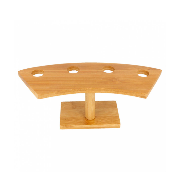 Stand en Bambou pour 4 Cornets (12 Utés) Stand en Bambou pour 4 Cornets (12 Utés)