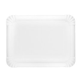 Plat rectangulaire en Carton Blanc 18x24 cm (800 Utés)