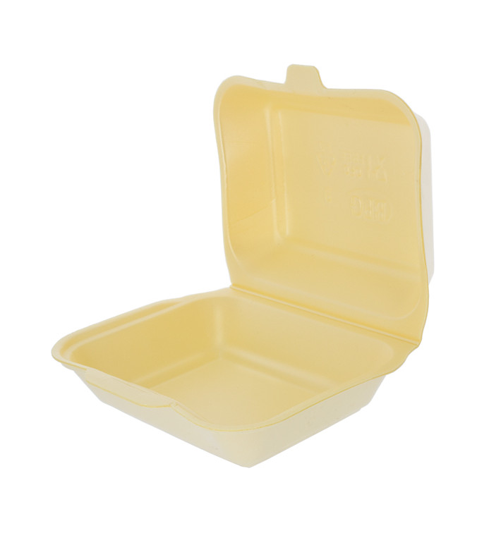 Boîte en FOAM LunchBOX Champagne 185x155x70mm (500 Unités) Boîte en FOAM LunchBOX Champagne 185x155x70mm (500 Unités)
