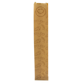 Papieren voedsel zak "Panes" 9+5x50cm (1000 stuks)