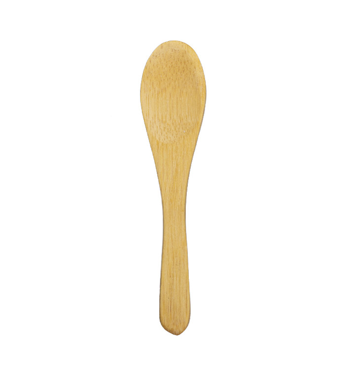 Bamboe proeving lepel 9cm (50 stuks) Bamboe proeving lepel 9cm (50 stuks)