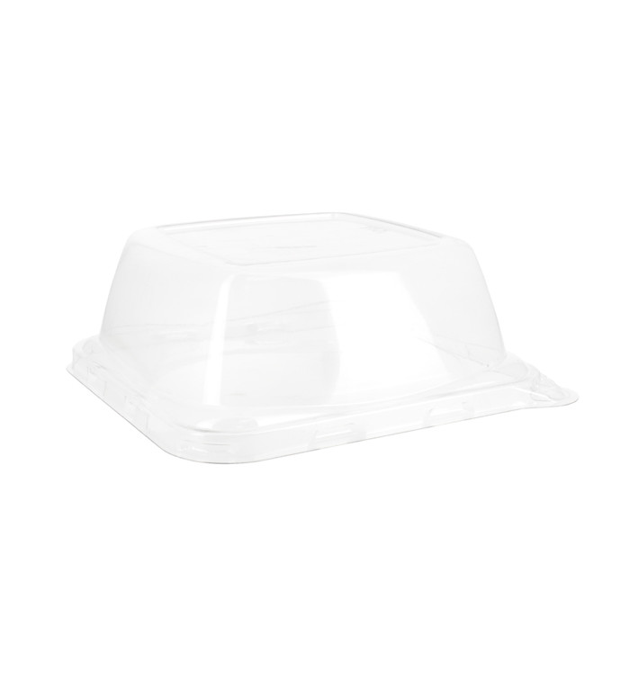 Couvercle PET pour Plateau Canne à Sucre 14x14x5,5cm (300 Utés) Couvercle PET pour Plateau Canne à Sucre 14x14x5,5cm (300 Utés)