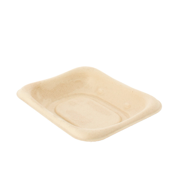 Emballage en Canne à Sucre 14x11cm (300 Utés) Emballage en Canne à Sucre 14x11cm (300 Utés)
