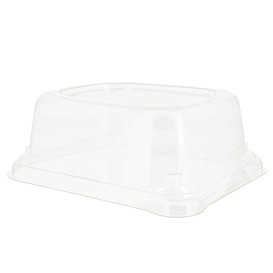 Plastic Deksel voor Suikerriet brood Container 24x11x5cm (50 stuks) 