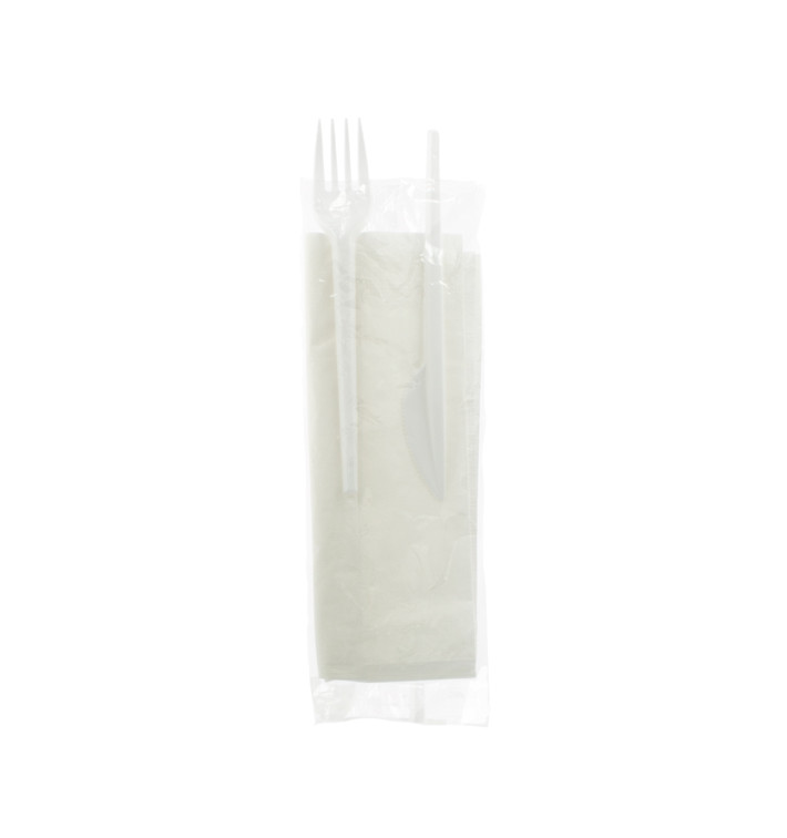 Kit Couverts: Fourchette, Couteau, Serviette (500 Utés) Kit Couverts: Fourchette, Couteau, Serviette (500 Utés)