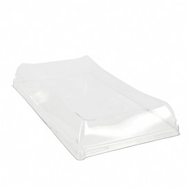 Plastic Deksel voor Platter 12x22cm (300 stuks)