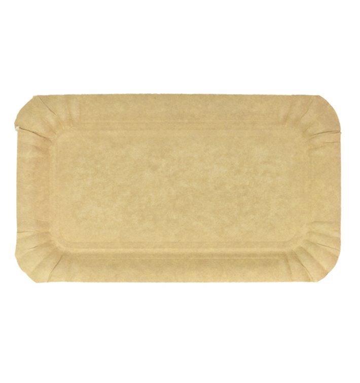 Plat rectangulaire en Carton Kraft 10x16 cm (100 Unités) Plat rectangulaire en Carton Kraft 10x16 cm (100 Unités)