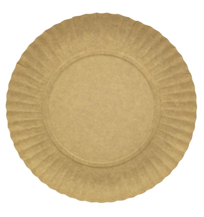 Assiette jetable en carton 18 cm blanche - carton de 1000 unités