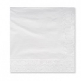 Serviette Papier à Cocktail 20x20cm 3E Blanc (100 Utés)