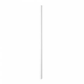 Paille Droite Papier Blanc Emballée Ø6mm 19,7cm (3000 Utés)