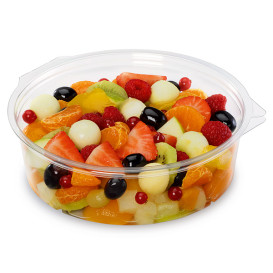 Plastic Container APET Rond vormig transparant 1000ml Ø15cm (20 stuks)