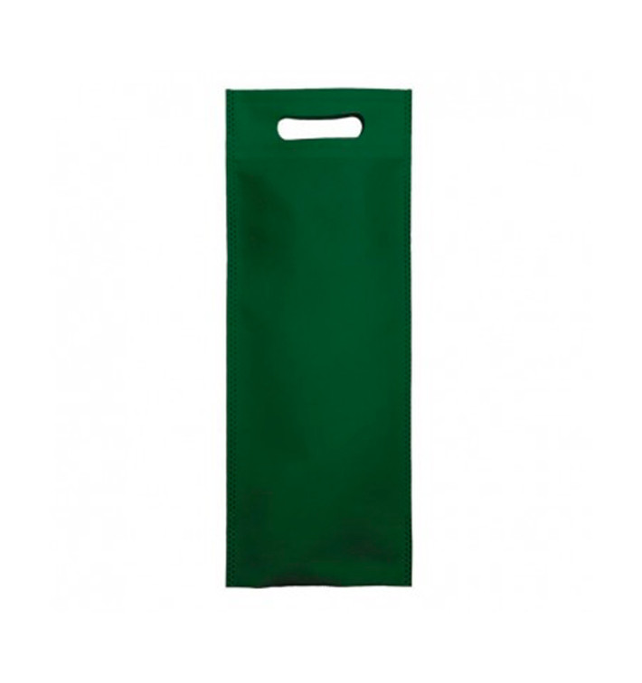 Niet geweven tas met gestanste handgrepen groen 17+10x40cm (25 stuks) Niet geweven tas met gestanste handgrepen groen 17+10x40cm (25 stuks)