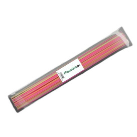 Pailles Droites Neon Ø8mm 70cm (25 Unités)