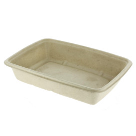 Boîte Canne à Sucre PLA 950ml 23x16,5x5cm (300 Utés)