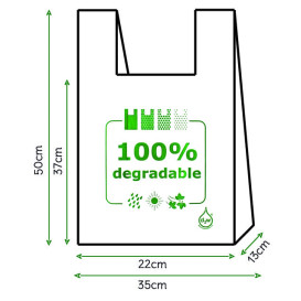 Sac à Bretelles 100% Compostable 35x50cm (2000 Utés)