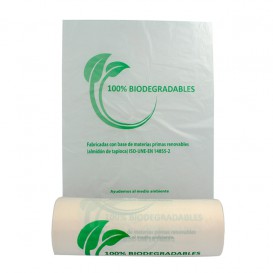 Rouleau de sacs plastique 100% compostable 22x37cm (3000 Utés)