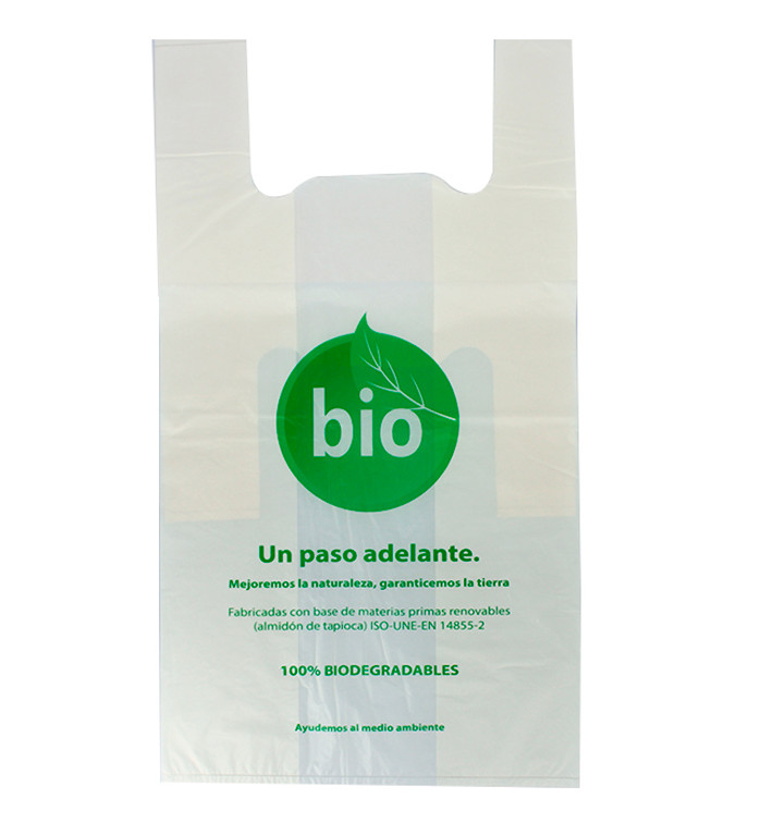 Sac à Bretelles 100% Compostable 55x60cm (500 Utés) Sac à Bretelles 100% Compostable 55x60cm (500 Utés)