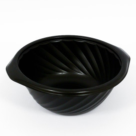 Bol Rond PP Noir 550ml Ø149mm (100 Utés)