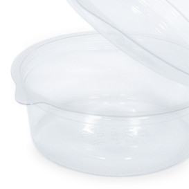 Plastic Container APET Rond vormig transparant 250ml Ø12cm (40 stuks) 