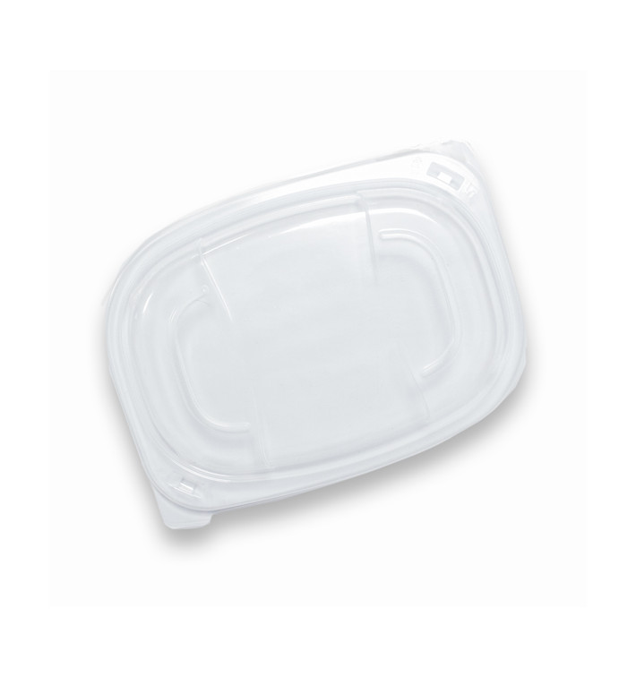 Plastic Deksel transparant Container PP 400/600ml 19x14x2cm (480 stuks) Plastic Deksel transparant Container PP 400/600ml 19x14x2cm (480 stuks)