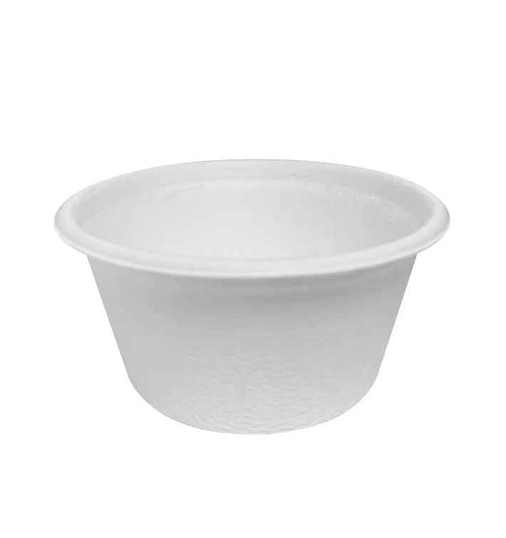 Pot Bio à Sauce en Canne à Sucre Blanc Ø6,2cm 44ml (125 Utés)