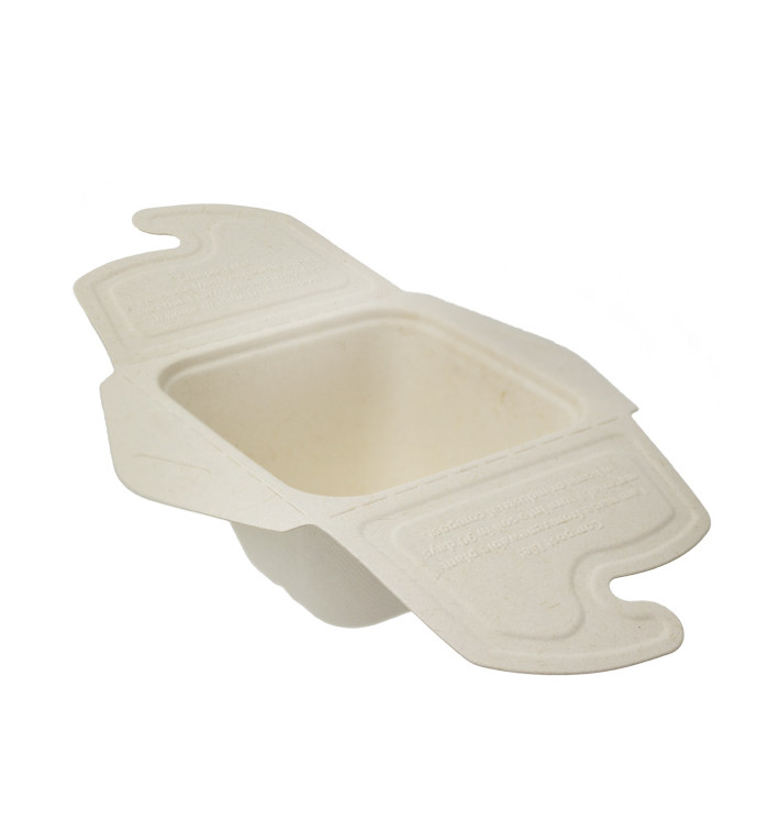 Boîte Canne à Sucre MenuBox 13x13x7cm 500ml. (50 unités) Boîte Canne à Sucre MenuBox 13x13x7cm 500ml. (50 unités)
