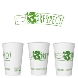 Gobelet Carton "Bio" 7Oz/220ml Blanc (50 Utés)