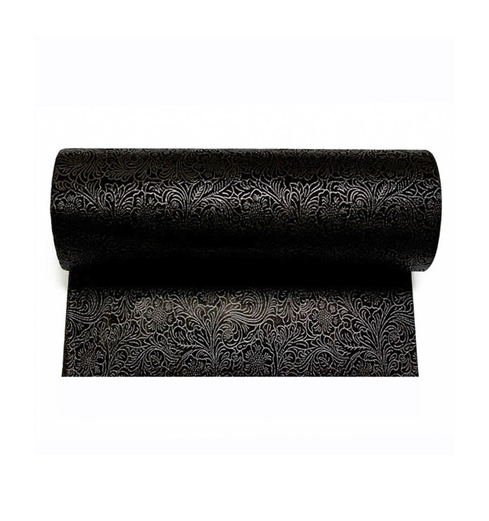 Niet geweven PLUS Tafelkleed rol zwart 1,2x50m P40cm (6 stuks) Niet geweven PLUS Tafelkleed rol zwart 1,2x50m P40cm (6 stuks)