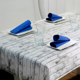 Nappe en papier 1x1m "Bois Blanc" 37g (400 Unités)