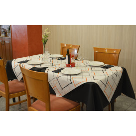 Voorgesneden papieren tafelkleed " Marcos Nena" 37g 1,2x1,2m (300 stuks) 