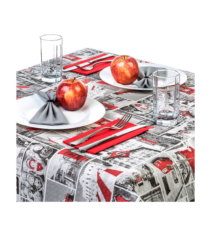 Nappe en papier 1x1m "Europe" 37g (400 Unités) Nappe en papier 1x1m "Europe" 37g (400 Unités)
