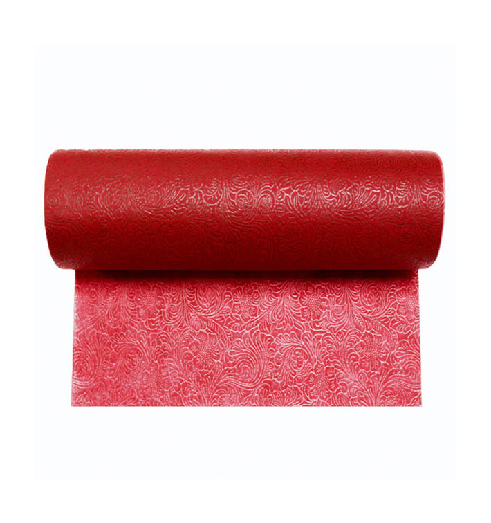 Nappe Rouleau en Non-Tissé PLUS Rouge 1,2x45m P40cm (1 Uté)