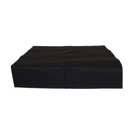 Nappe en papier 120x120 Noire 40g (300 Unités)