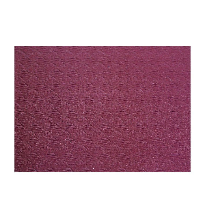 Nappe en papier 120x120 Bordeaux 40g (300 Unités) Nappe en papier 120x120 Bordeaux 40g (300 Unités)