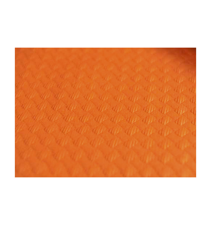 Nappe en papier 1,2x1,2 Mètre Orange 40g (300 Unités) Nappe en papier 1,2x1,2 Mètre Orange 40g (300 Unités)