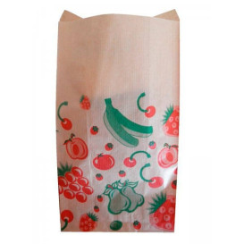 Sac Fruit Kraft 22+12x36cm (100 Utés)