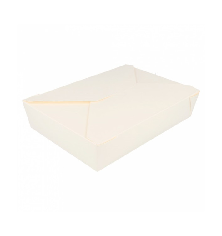 Boîte Carton Américaine Blanc 19,7x14x4,6cm 1470ml (200 Utés) Boîte Carton Américaine Blanc 19,7x14x4,6cm 1470ml (200 Utés)