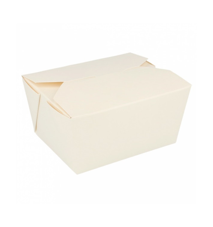 Boîte Carton Américaine Blanc 11,3x9x6,4cm 780ml (50 Utés) Boîte Carton Américaine Blanc 11,3x9x6,4cm 780ml (50 Utés)