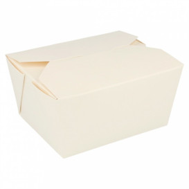 Boîte Carton Américaine Blanc 11,3x9x6,4cm 780ml (450 Utés)