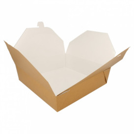 Boîte Carton Américaine Naturel 21,7x21,7x6cm 2910ml (35 Utés)