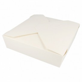 Boîte Carton Américaine Blanc 21,7x21,7x6cm 2910ml (35 Utés)